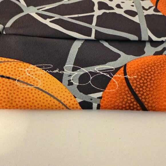 Three Rooker Basketball Zone Necktie Basketball Sports Fan Gift Licensed Signed - Picture 4 of 7